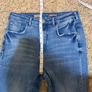 Pilcro Anthropologie The Icon High Waist Distressed Denim Flare Jeans Size 28 thumbnail 15