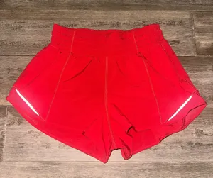 Lululemon Hotty Hot Shorts 2.5" Red High-Rise thumbnail 1