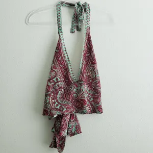 Anthropologie Valdior Boho Bohemian Belle Sleeve Paisley Top Set thumbnail 9