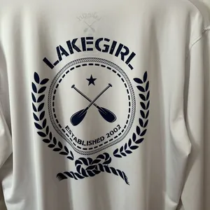 Women's White Long Sleeve Tee Size XXL thumbnail 3