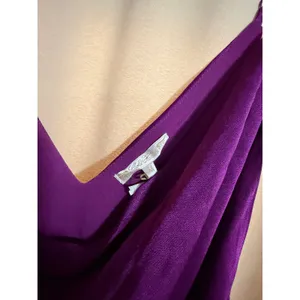 Gold Hawk Hayley Cowl Neck Dress (Deep Violet) • Medium thumbnail 6