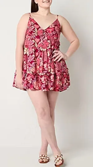 Arizona Womens Sleeveless Babydoll Dress Juniors Size XXL NWT (0202) thumbnail 1