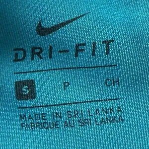 Nike Dri-FIT‎ Swoosh Sports Bra S Teal Blue Racerback Workout Athletic thumbnail 6