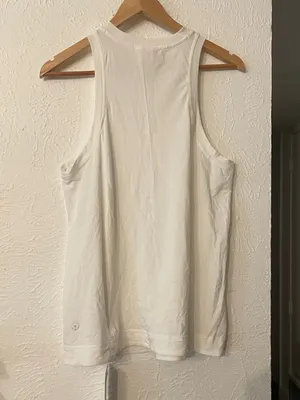 NWT lululemon athletica Relaxed Crewneck Long Cotton Tank Top Small thumbnail 4