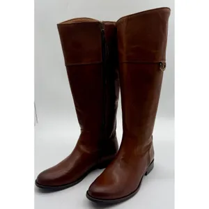 Frye Melissa D Ring Riding Boots Caramel‎ Antique Pull Up Leather Sz 9 NWOB thumbnail 7