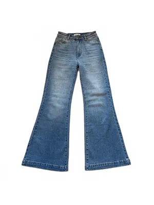 Rolla's Eastcoast High-Rise Flare Jeans Light Wash Blue Denim Women's Size 26 thumbnail 2