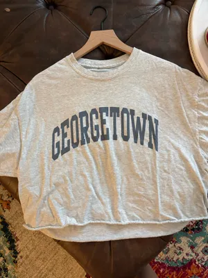 Brandy Melville Georgetown Tee Cropped thumbnail 2