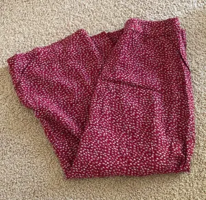 Brandy Melville Maxi Skirt Floral Red Phoebe thumbnail 2