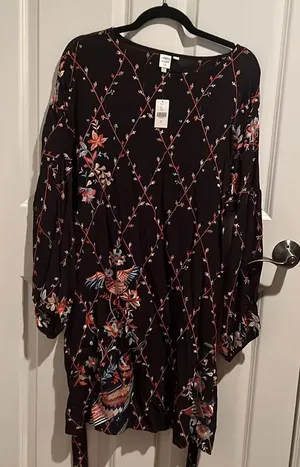 Anthropologie Lilian Embroidered dress NEW thumbnail 1