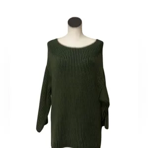 NWT Free People Boat Neck Tunic Sweater Small, CHIVE COMBO Small thumbnail 8
