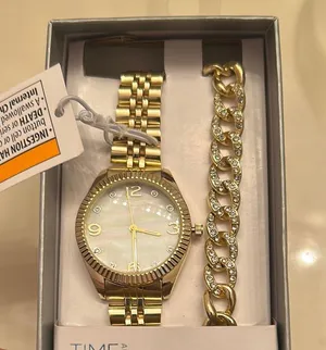 Time and Tru Gold Watch and Bracelet Set Elegant Accessories thumbnail 6