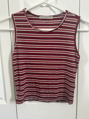 Red Striped  Tank thumbnail 1