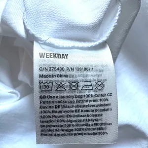 Weekday Halterneck Tank Top Womens Sz Medium‎ White with Silver Eyelet detail thumbnail 7