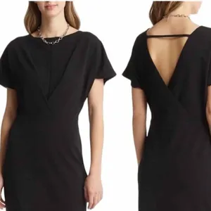 Halogen Cutout Sheath Knee Length Business Casual Dress Size XXL Burgundy thumbnail 5