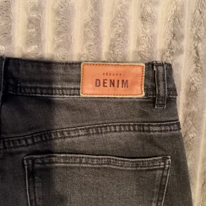 Sézane Denim Womens Gray High Waisted Straight Jeans Size FR40 US8 Charcoal Wash thumbnail 7