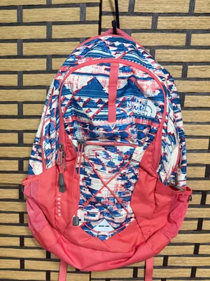 The North Face Coral And Blue Jester Backpack thumbnail 1