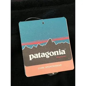 Patagonia Vest Womens Large Black Synchilla Fleece Full Zip NBC Sports Logo thumbnail 10