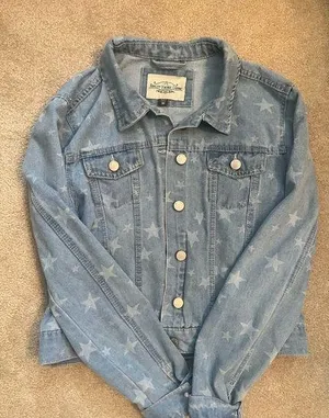 Vintage Charm Jean Jacket- Size Medium thumbnail 1