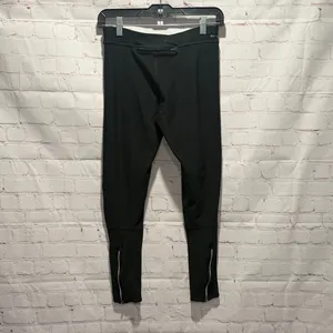 Nike Dri‎ Fit Black Performance Leggings with Small Swoosh Woman’s Size Medium thumbnail 3