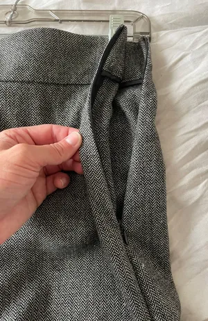 ZARA Wide Leg Knit Trousers thumbnail 7