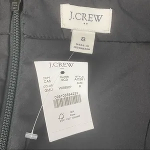 J Crew Gray Herringbone Knee Length Pencil Skirt 8 NEW thumbnail 5