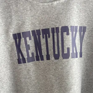 Shein Kentucky Sweatshirt Womens Graphic Gray And Blue Crew Neck 4XL University thumbnail 1
