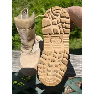 UFCW 8430 Womens Military Army Desert Combat Boots Steel Toe Vibram Sole Sz 5 XW thumbnail 4