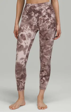 Lululemon Align High-Rise Pant díaMond dye brown white beige color lunar size 2 thumbnail 1