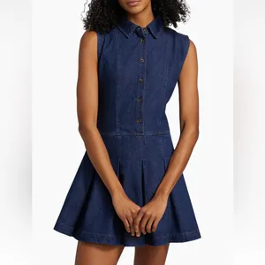 **NWT** Arella Denim Mini Dress from Reformation thumbnail 3