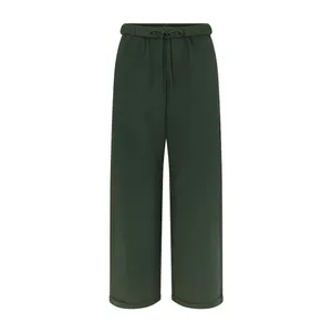 Skims Cotton Fleece Classic Straight Leg Pant in Spruce, Size Small thumbnail 3