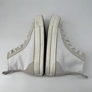 Converse Chuck Taylor All Star Lift High Top Womens 8 Canvas Suede Neutral Clean thumbnail 6
