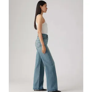 New Levi's 26x30 Premium Ribcage Wide Leg Tint Story Medium Wash thumbnail 4