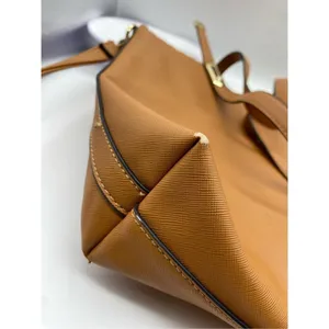 Unbranded camel brown faux leather classic tote thumbnail 5