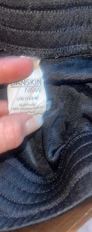 Danskin Black Dri-More Shorts Large thumbnail 3