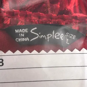 Velvet Wrap‎ Dress Red Large thumbnail 7