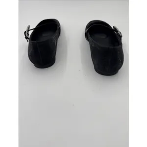 Kenneth Cole Reaction Elwood Ballet Flats Black Grid Metallic Rhinestone Sz 8 thumbnail 3