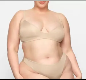SKIMS NWT Wireless Form T Shirt Demi Bra Sand 34C (BR-WRL-1889) thumbnail 2