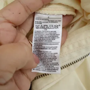 Old Navy Extra High-Rise Wide Leg Pants Cream Off-White Cotton Blend Size 2 NEW thumbnail 4