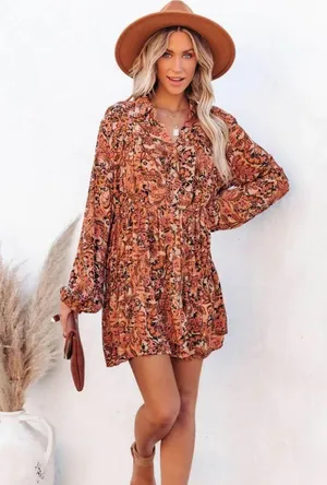 VICI | Mind Over Matter Paisley Button Down Dress thumbnail 3