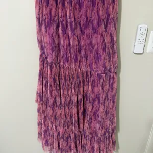 Hutch Womens Strapless Renza Gown Maxi Dress Size 8 Pink Purple thumbnail 5