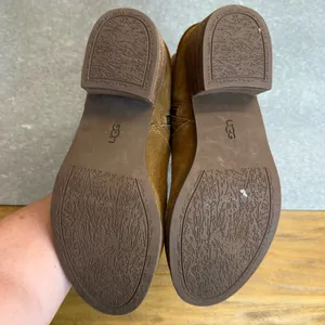 UGG Volta Ankle Brown Suede Booties Size 7 thumbnail 9