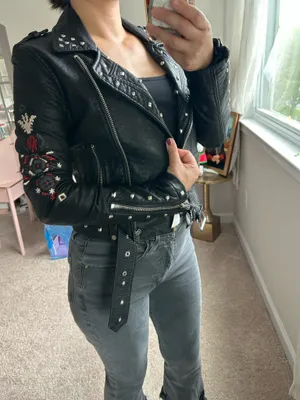 Vigoss faux leather jacket. XS thumbnail 12