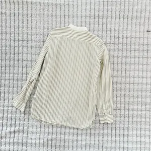 Ralph Lauren Lauren Jeans Co. Vintage Cream Striped Carpenter Blouse thumbnail 3
