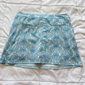 Womens Large‎ Golf Tennis Skort Skirt Blue Floral Activewear Outdoor Breathable thumbnail 8