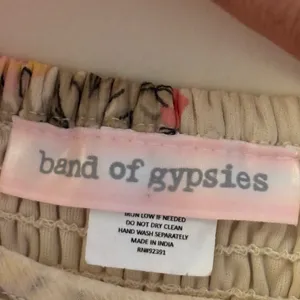 Band of Gypsies Cream Sundress with Spaghetti Straps Size L thumbnail 3