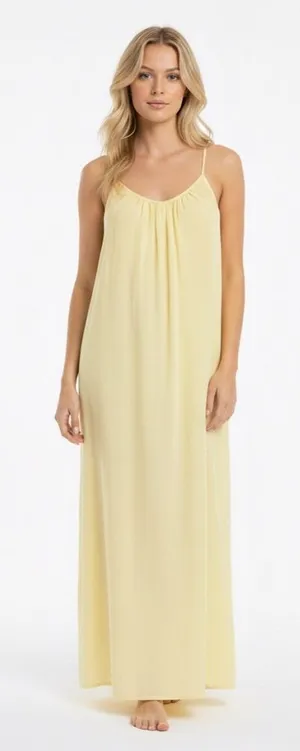 Raviya yellow maxi dress new with tags size small thumbnail 1
