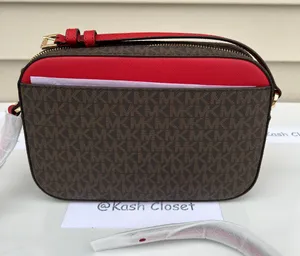 Michael Kors Jet Set Item Large EW Zip Chain Crossbody Bag -Flame thumbnail 2