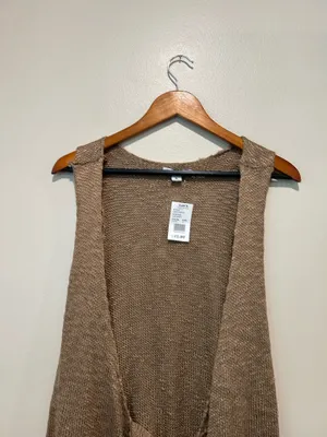 NWT crochet cardigan (M) Brown Size M thumbnail 4