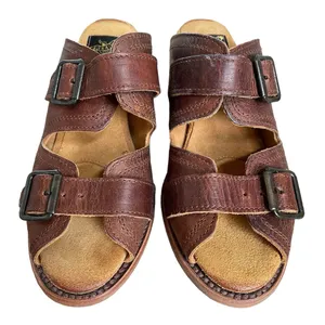 Freebird By Steven Caprice Sandal Brown Leather Size 8 Double Buckle Western thumbnail 2