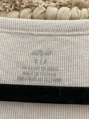 Aerie White Tank Top thumbnail 4